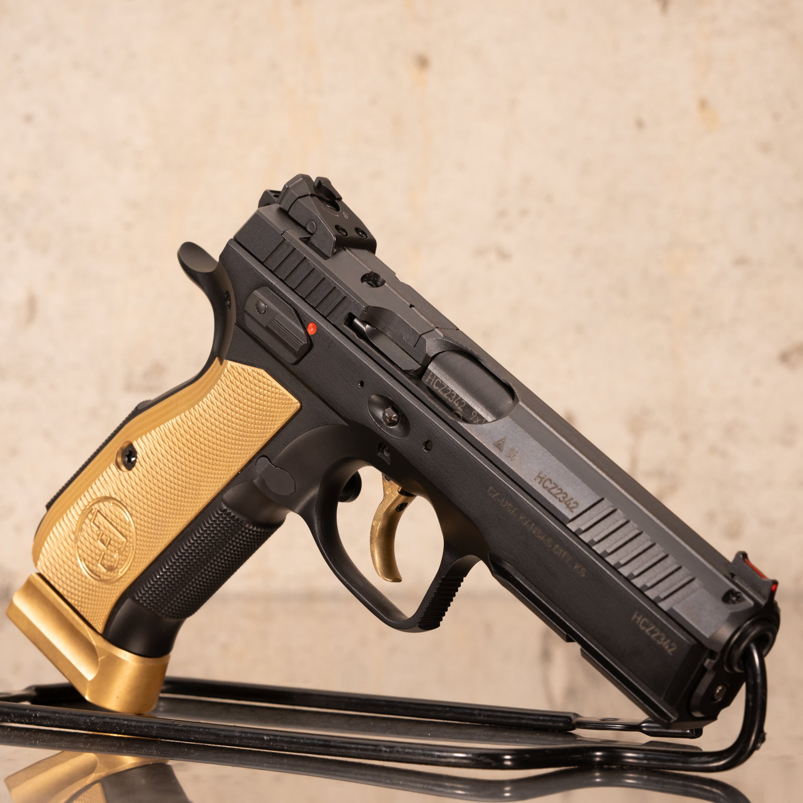 CZ Shadow 2 Gold Digger 9mm | Spectral Gambit